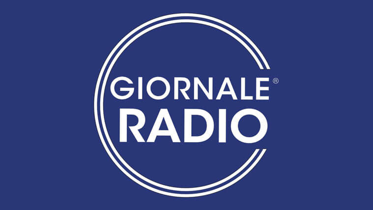 Sfondo con logo Giornale Radio TV