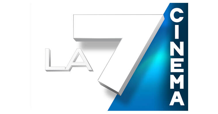 Sfondo con logo La7 Cinema