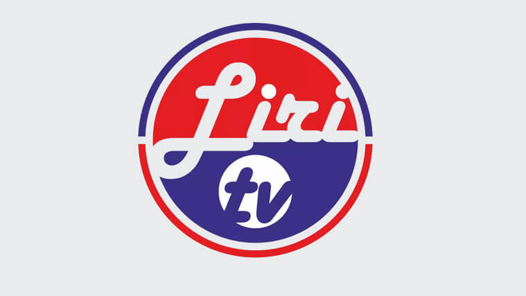 Sfondo con logo Liri TV