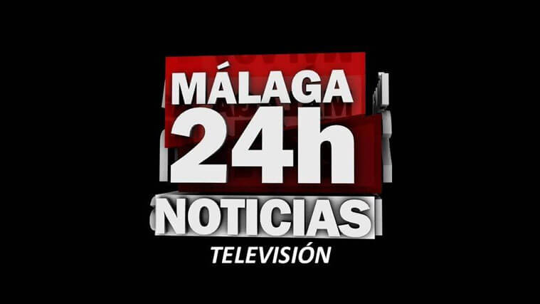 Sfondo con logo Malaga 24h TV