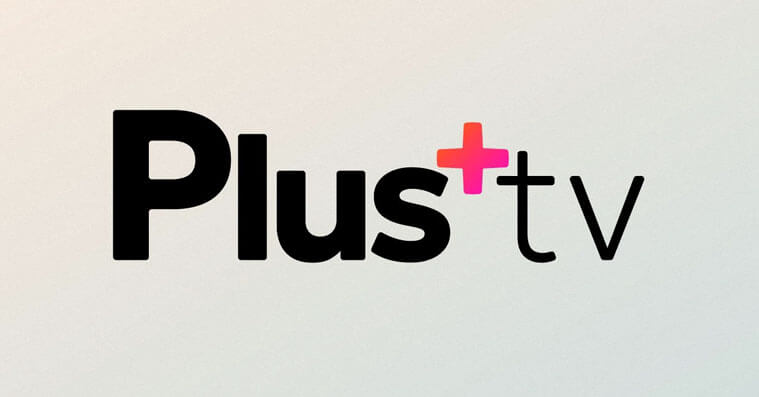 Sfondo con logo Plus TV