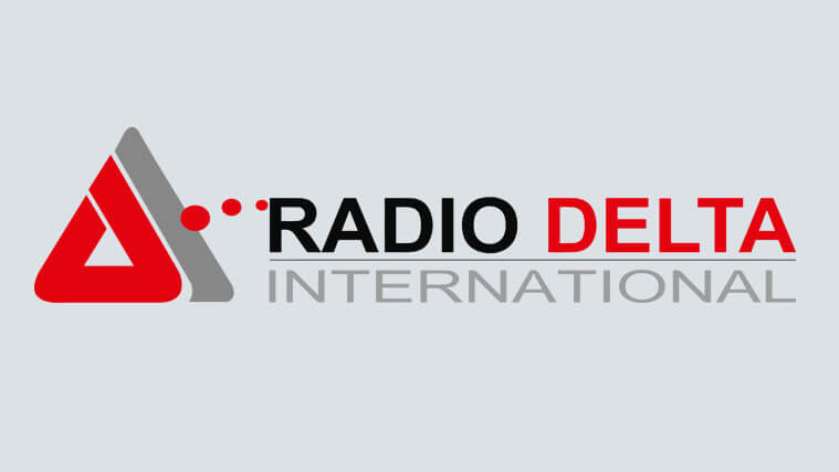 Sfondo con logo Radio Delta International