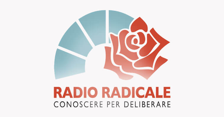Sfondo con logo Radio Radicale TV