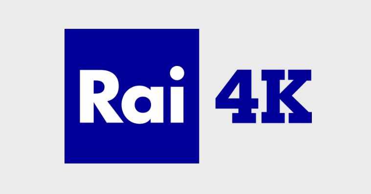Sfondo con logo Rai 4K