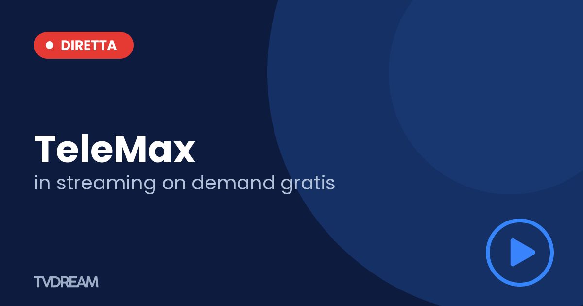 Telemax, canale di informazione abruzzese – contenuti on demand | TVdream