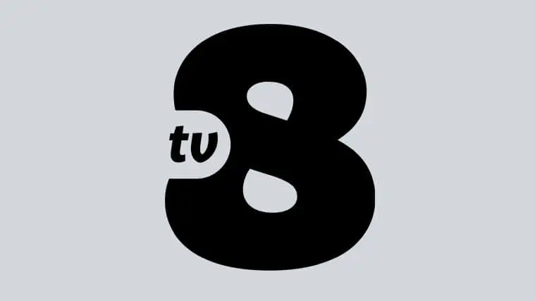 Sfondo con logo TV8