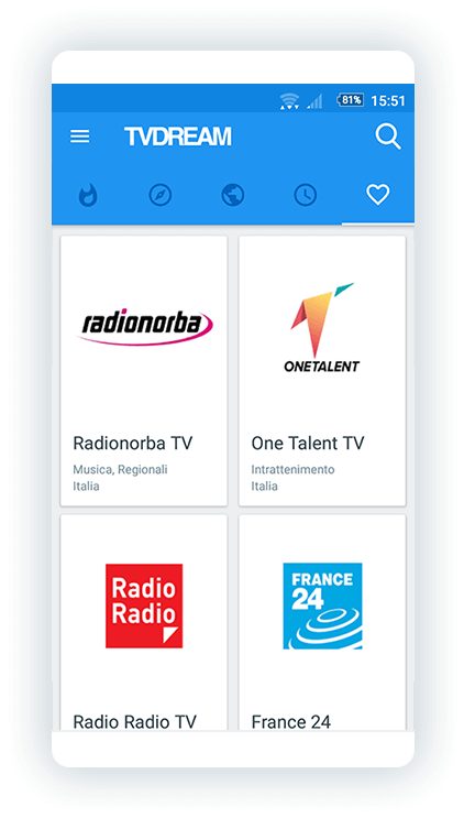 TVdream funzioni principali